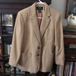 Ralph Lauren classic 100% camel hair blazer. 14 petite